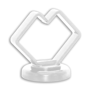 Part# 62421, 1″ White Magnetic Cable Holder