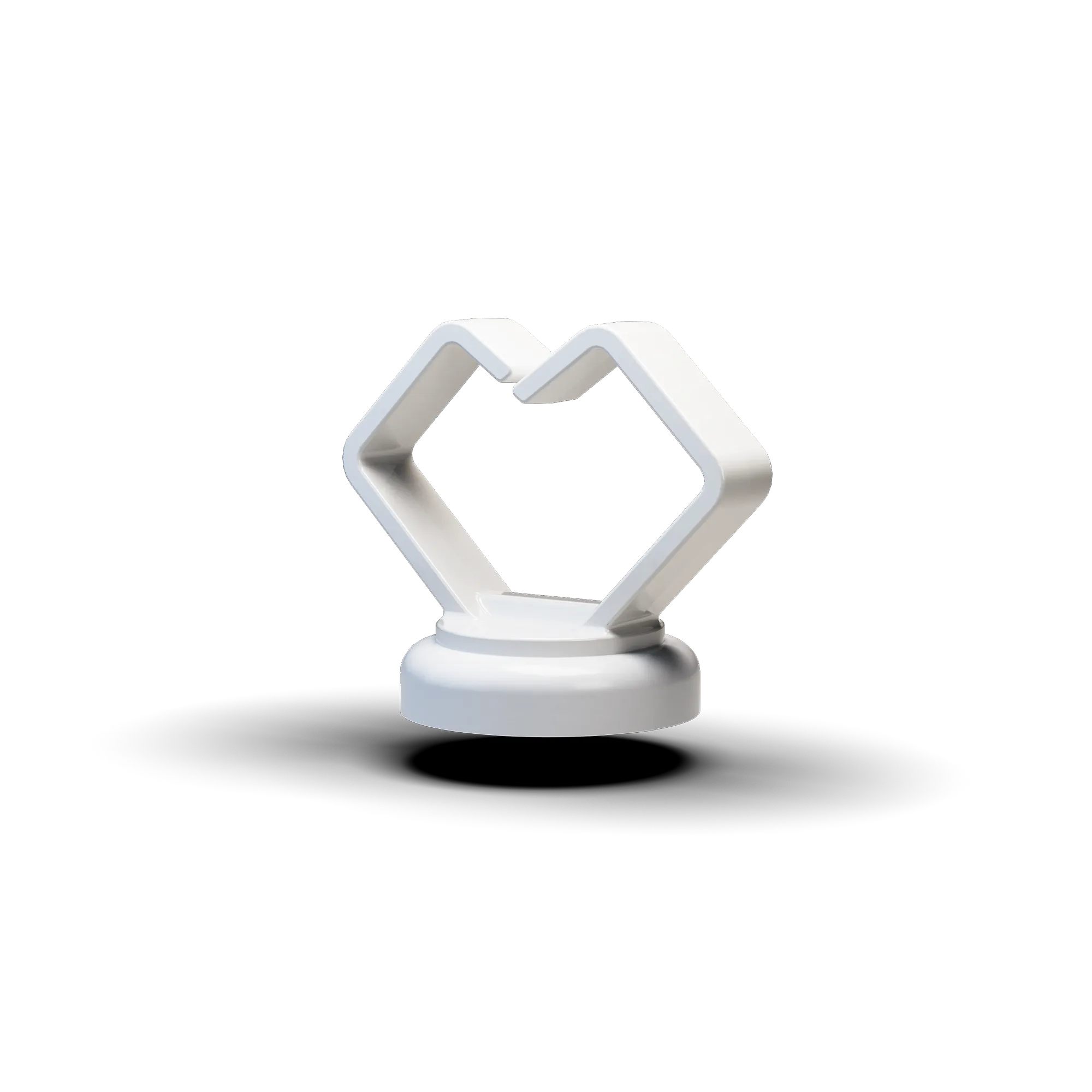 3/4" white magnetic cable holder
